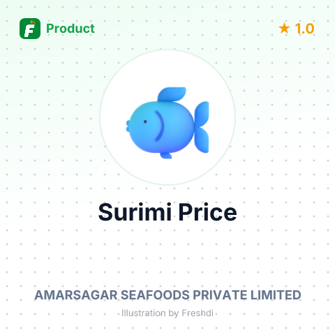 Frozen Mix Surimi (Fish Paste) – summary card, no photo uploaded yet