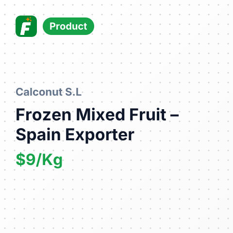 Frozen Mixed Fruit – summary card, no photo uploaded yet