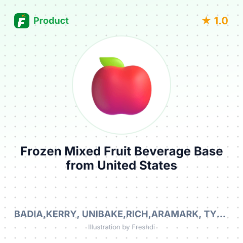 Frozen Mixed Fruit Beverage Base – summary card, no photo uploaded yet