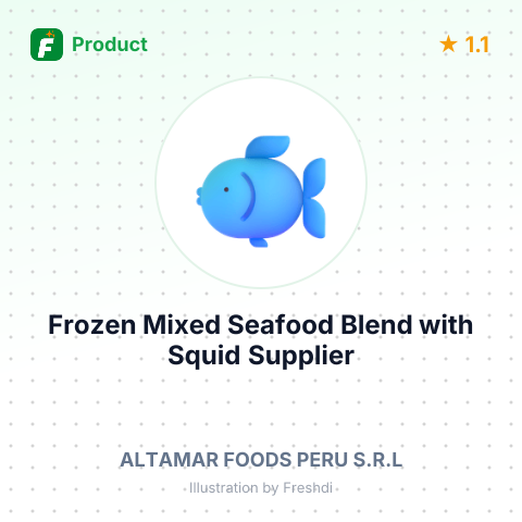 Frozen Mixed Seafood Blend with Squid – summary card, no photo uploaded yet