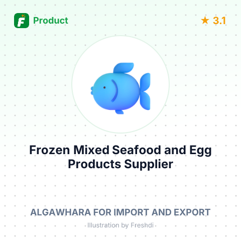 Frozen Mixed Seafood and Egg Products – summary card, no photo uploaded yet