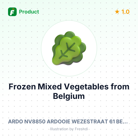 Frozen Mixed Vegetables – summary card, no photo uploaded yet