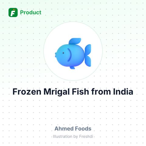 Frozen Mrigal Fish – summary card, no photo uploaded yet