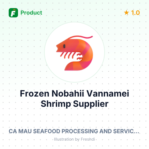 Frozen Nobahii Vannamei Shrimp – summary card, no photo uploaded yet