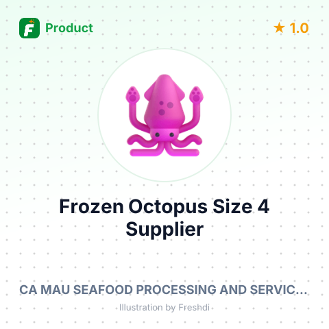 Frozen Octopus Size 4 – product summary card, no photo uploaded yet