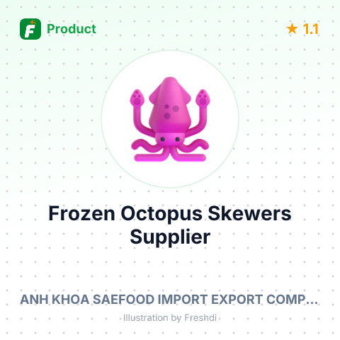 Frozen Octopus Skewers – summary card, no photo uploaded yet