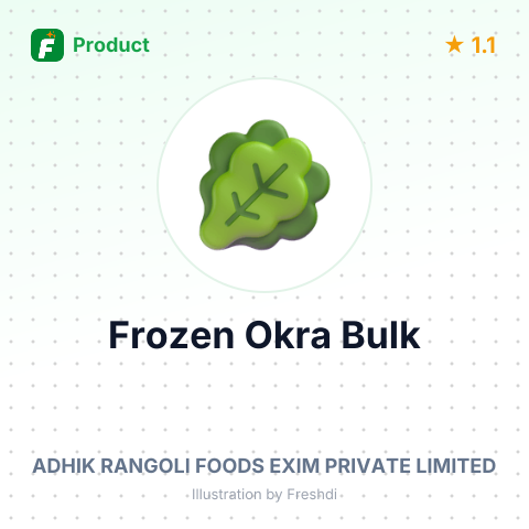 Frozen Okra Cut – summary card, no photo uploaded yet