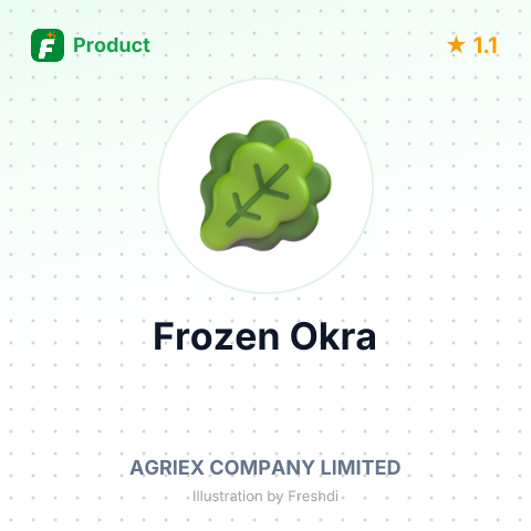 Frozen Okra – summary card, no photo uploaded yet