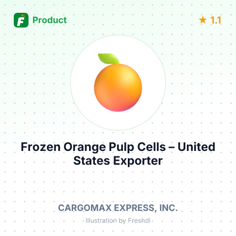 Frozen Orange Pulp Cells – summary card, no photo uploaded yet