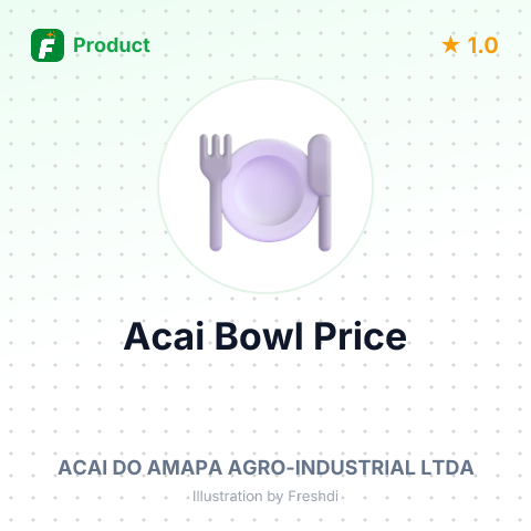 Frozen Organic Acai Bowl and Banana Sorbet – summary card, no photo uploaded yet