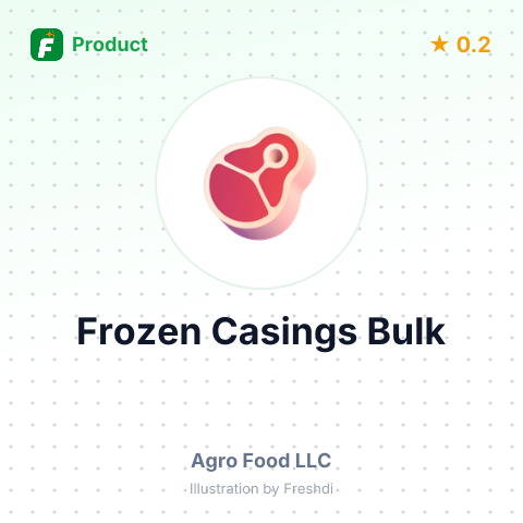 Frozen Ovine Casings – summary card, no photo uploaded yet