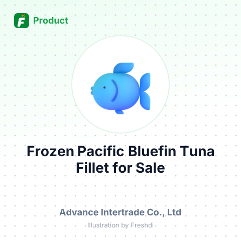 Frozen Pacific Bluefin Tuna Fillet – summary card, no photo uploaded yet