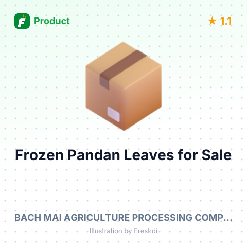 Frozen Pandan Leaves – summary card, no photo uploaded yet