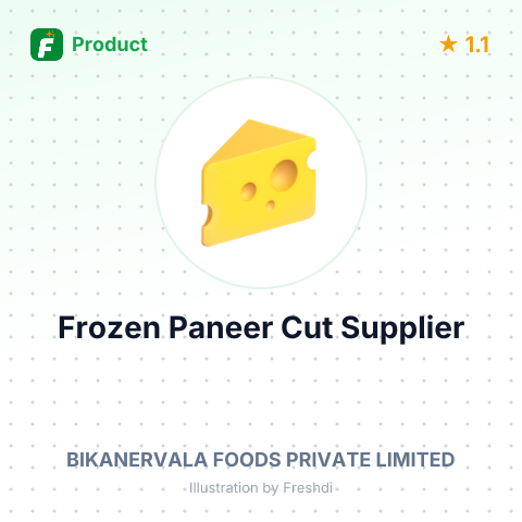 Frozen Paneer Cut (Triangle) – summary card, no photo uploaded yet
