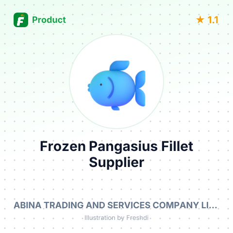 Frozen Pangasius Fillet – summary card, no photo uploaded yet