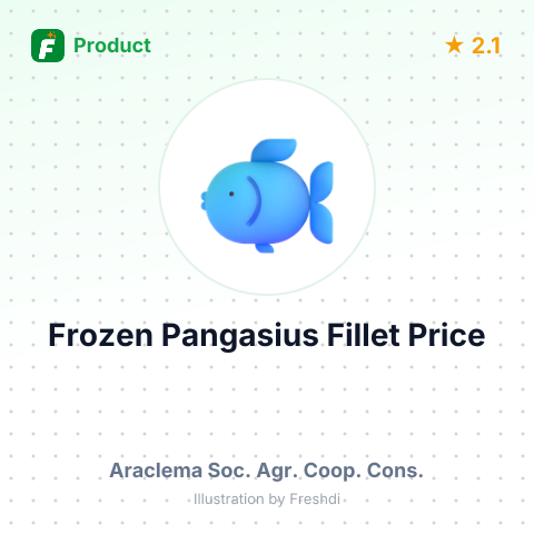 Frozen Pangasius Fillet – summary card, no photo uploaded yet