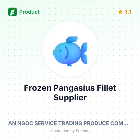Frozen Pangasius Fillet – summary card, no photo uploaded yet