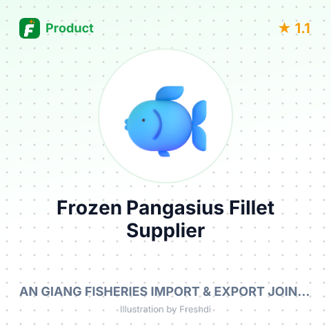 Frozen Pangasius Fillet – summary card, no photo uploaded yet