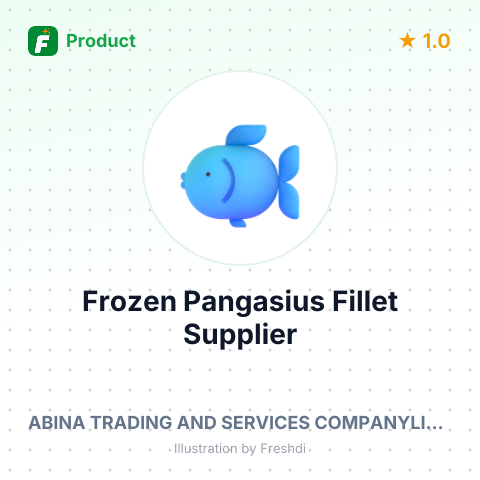 Frozen Pangasius Fillet – summary card, no photo uploaded yet