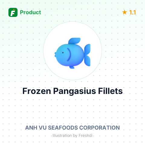 Frozen Pangasius Fillets – summary card, no photo uploaded yet