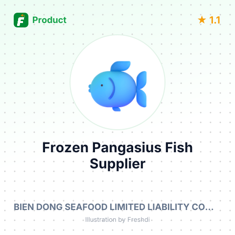 Frozen Pangasius Fish – summary card, no photo uploaded yet