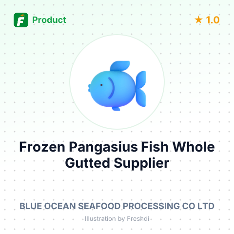 Frozen Pangasius Fish Whole Gutted – summary card, no photo uploaded yet