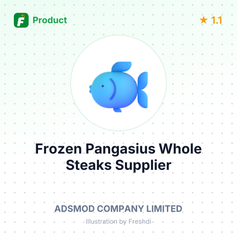 Frozen Pangasius Whole Steaks – summary card, no photo uploaded yet