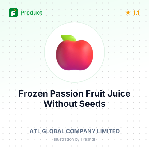 Frozen Passion Fruit Juice Without Seeds – summary card, no photo uploaded yet