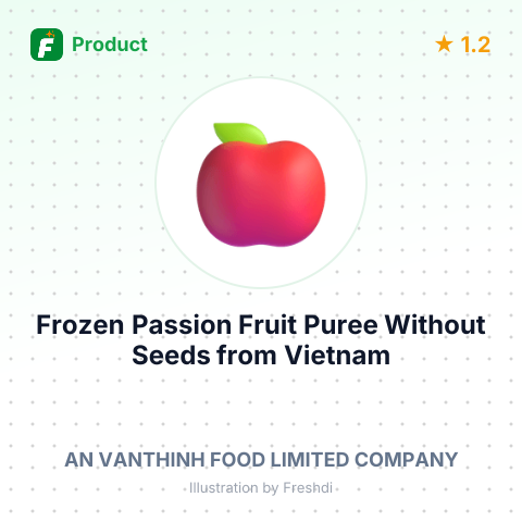 Frozen Passion Fruit Puree Without Seeds – summary card, no photo uploaded yet