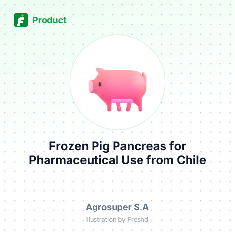 Frozen Pig Pancreas for Pharmaceutical Use – summary card, no photo uploaded yet