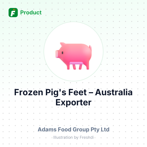 Frozen Pig's Feet – summary card, no photo uploaded yet