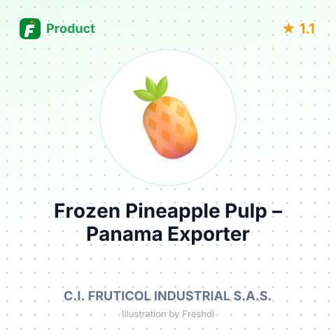 Frozen Pineapple Pulp – summary card, no photo uploaded yet