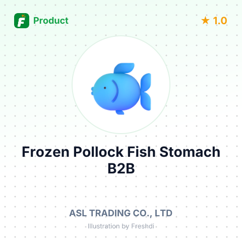 Frozen Pollock Fish Stomach – summary card, no photo uploaded yet