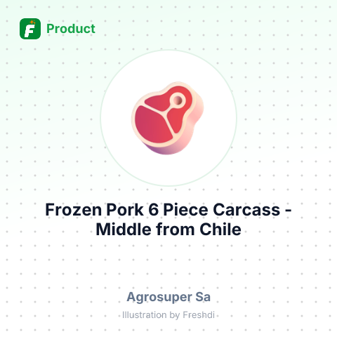 Frozen Pork 6 Piece Carcass - Middle – summary card, no photo uploaded yet