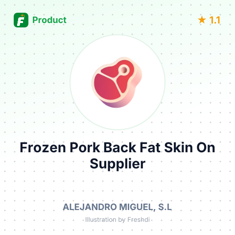 Frozen Pork Back Fat Skin On – summary card, no photo uploaded yet