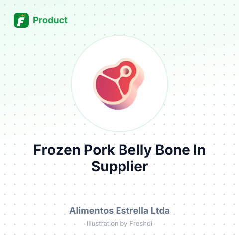 Frozen Pork Belly Bone In (Skin On) – summary card, no photo uploaded yet