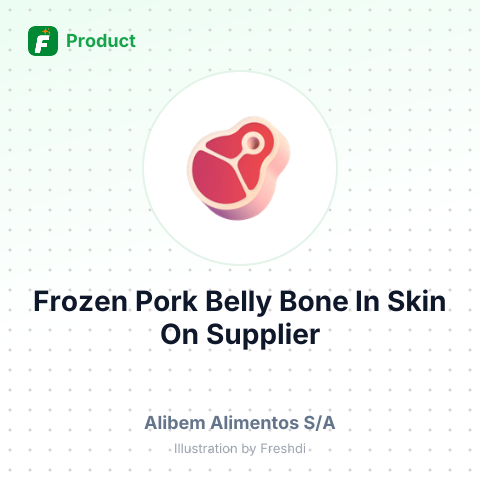 Frozen Pork Belly Bone In Skin On – summary card, no photo uploaded yet