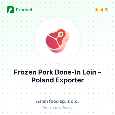 Frozen Pork Bone-In Loin – summary card, no photo uploaded yet