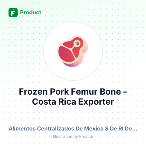 Frozen Pork Femur Bone – summary card, no photo uploaded yet