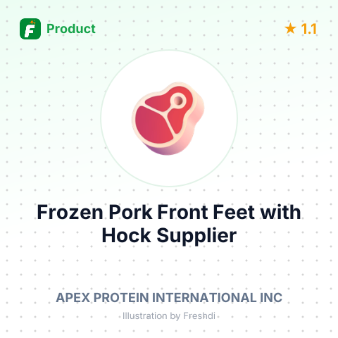 Frozen Pork Front Feet with Hock – summary card, no photo uploaded yet