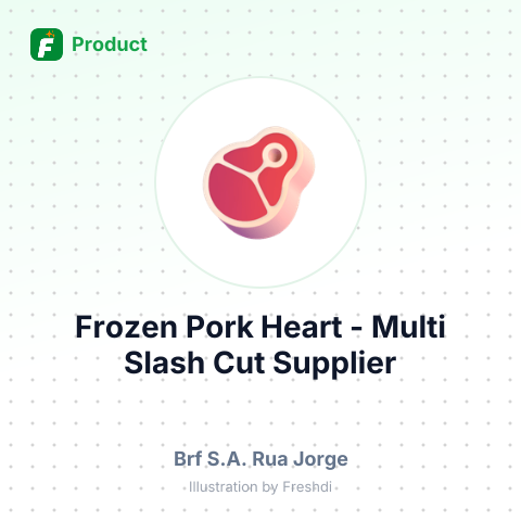 Frozen Pork Heart - Multi Slash Cut – summary card, no photo uploaded yet