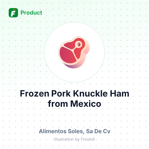 Frozen Pork Knuckle Ham – summary card, no photo uploaded yet