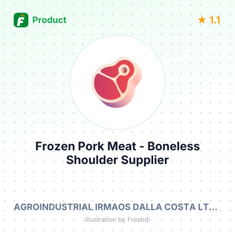 Frozen Pork Meat - Boneless Shoulder – summary card, no photo uploaded yet