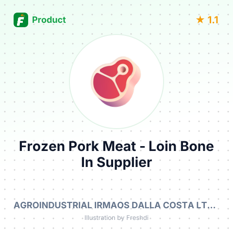 Frozen Pork Meat - Loin Bone In – summary card, no photo uploaded yet
