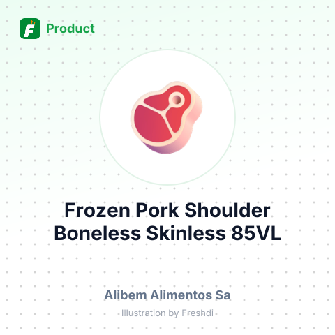 Frozen Pork Shoulder Boneless Skinless 85VL – summary card, no photo uploaded yet