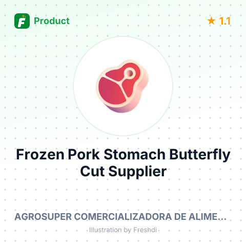 Frozen Pork Stomach, Butterfly Cut – summary card, no photo uploaded yet