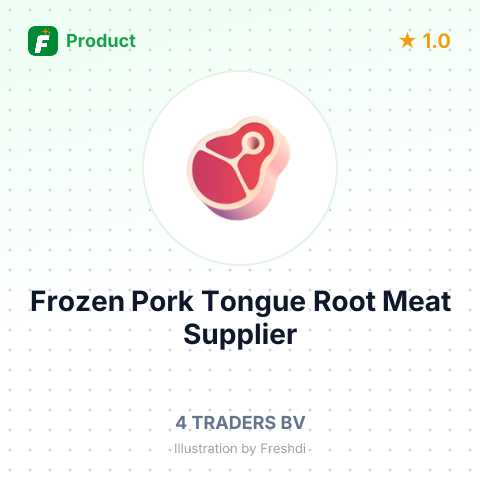 Frozen Pork Tongue Root Meat – summary card, no photo uploaded yet