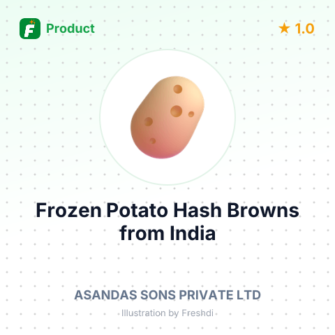 Frozen Potato Hash Browns – summary card, no photo uploaded yet