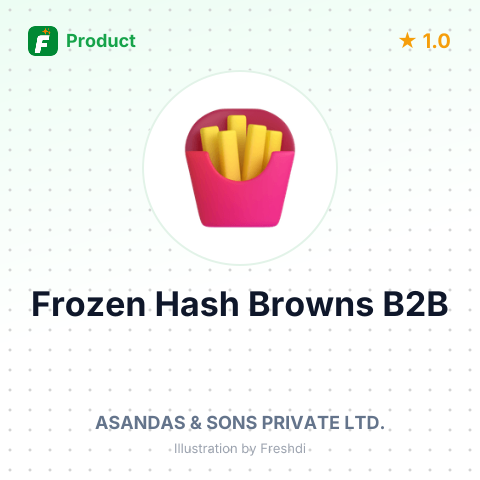 Frozen Potato Product - Hash Brown Rectangle without Onion – summary card, no photo uploaded yet