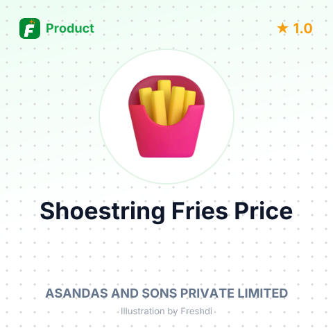 Frozen Potato Product - Shoestring Fries – summary card, no photo uploaded yet